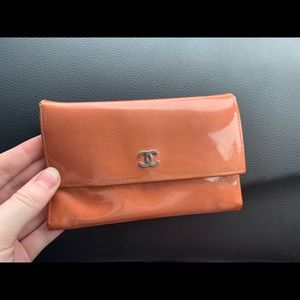 AUTHENTIC CHANEL ORANGE WALLET